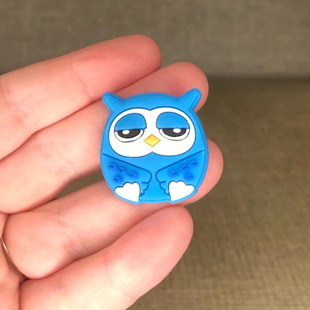 Sleepy Owl Croc Accessory
